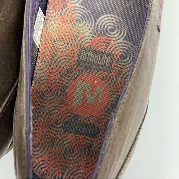 Merrell Ortholite brown leather slip on flats - Picture 4 of 6